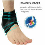 Sports Ankle Brace Support Adjustable Compression Sleeve
