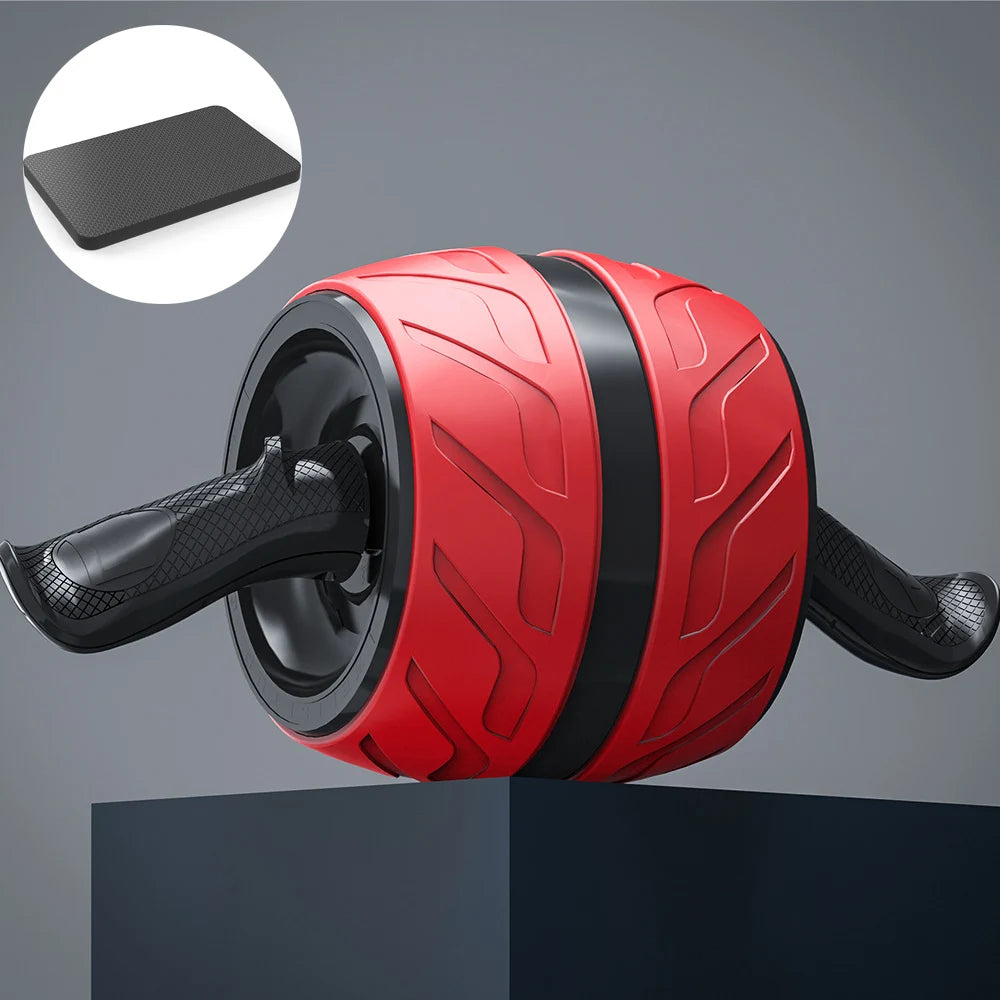 Big Wheel Ab Roller with Knee Mat - Durable Fitness Equipment