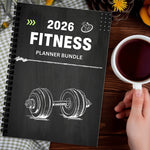 Fitness Planner Bundle with Workout Log Book