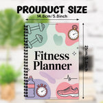 Fitness Planner Notebook for Workout Tracking