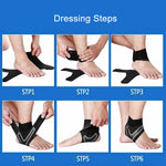 Sports Ankle Brace Support Adjustable Compression Sleeve