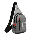 Large Capacity Sports Chest Bag for Gym and Outdoor Use