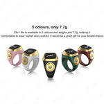 Smart Tasbih Ring with Islamic Prayer Reminder and Counter