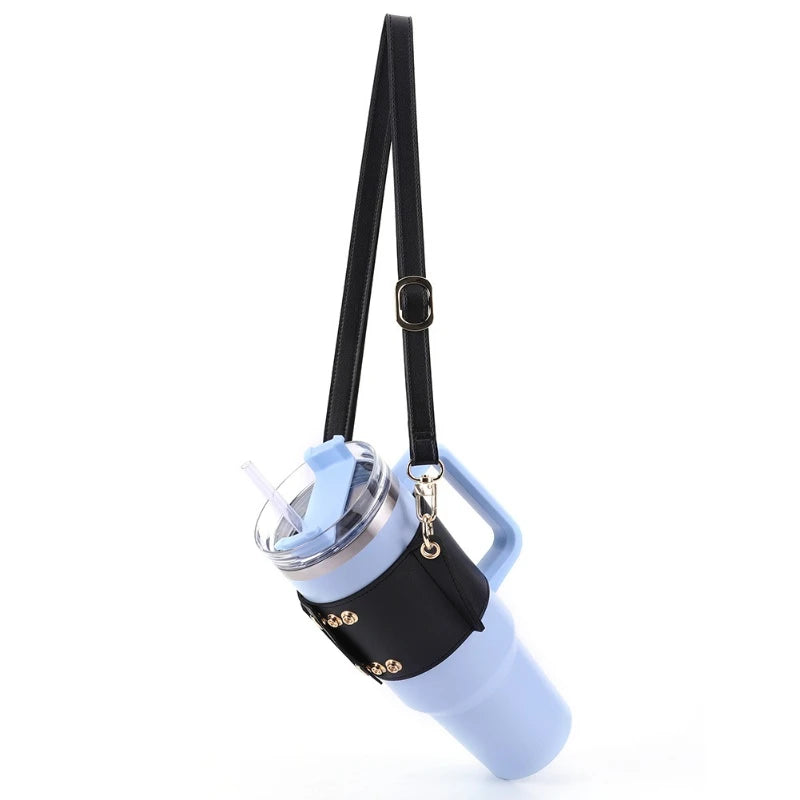 Portable Cup Holder Strap for Gym and Travel Use