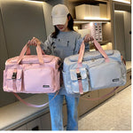 Women's Gym Travel Duffel Bag with Wet Pocket, 58cm