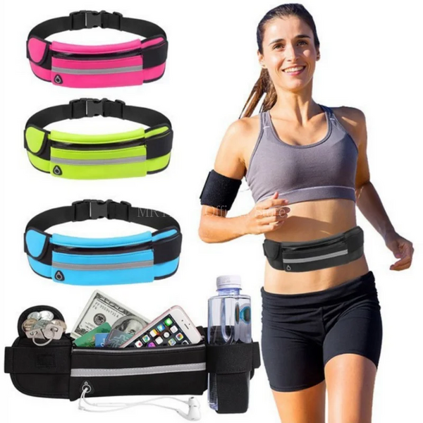 Portable Running Belt with Adjustable Phone Pocket