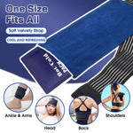 Adjustable Gel Ice Pack Wrap for Hot and Cold Therapy