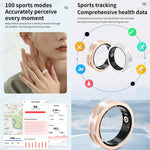 Women’s Smart Ring with Health Tracking - Stainless Steel