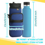 Neoprene Water Bottle Carrier with Adjustable Strap