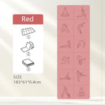 Portable Foldable Yoga Mat - Non-Slip TPE for Yoga & Travel