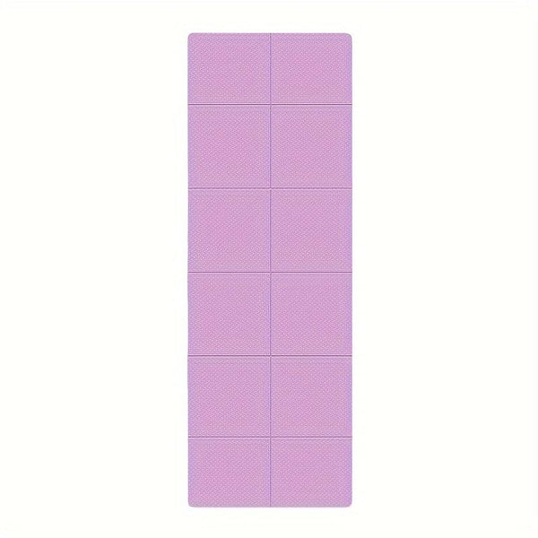 Foldable Yoga Mat - Non-Slip TPE Exercise Mat for Travel