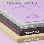 Foldable Yoga Mat - Non-Slip TPE Exercise Mat for Travel