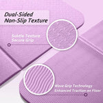 Foldable Yoga Mat - Non-Slip TPE Exercise Mat for Travel