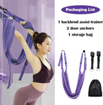 Door-Hanging Yoga Hammock - Adjustable Aerial Strap for Flexibility
