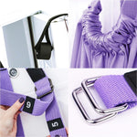 Door-Hanging Yoga Hammock - Adjustable Aerial Strap for Flexibility