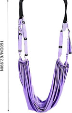 Door-Hanging Yoga Hammock - Adjustable Aerial Strap for Flexibility