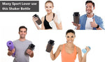400ml Protein Shaker with Leak-proof Design and Measuring Scale