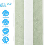 Large Waterproof Beach Bag for Women with Zipper and Rope Handle