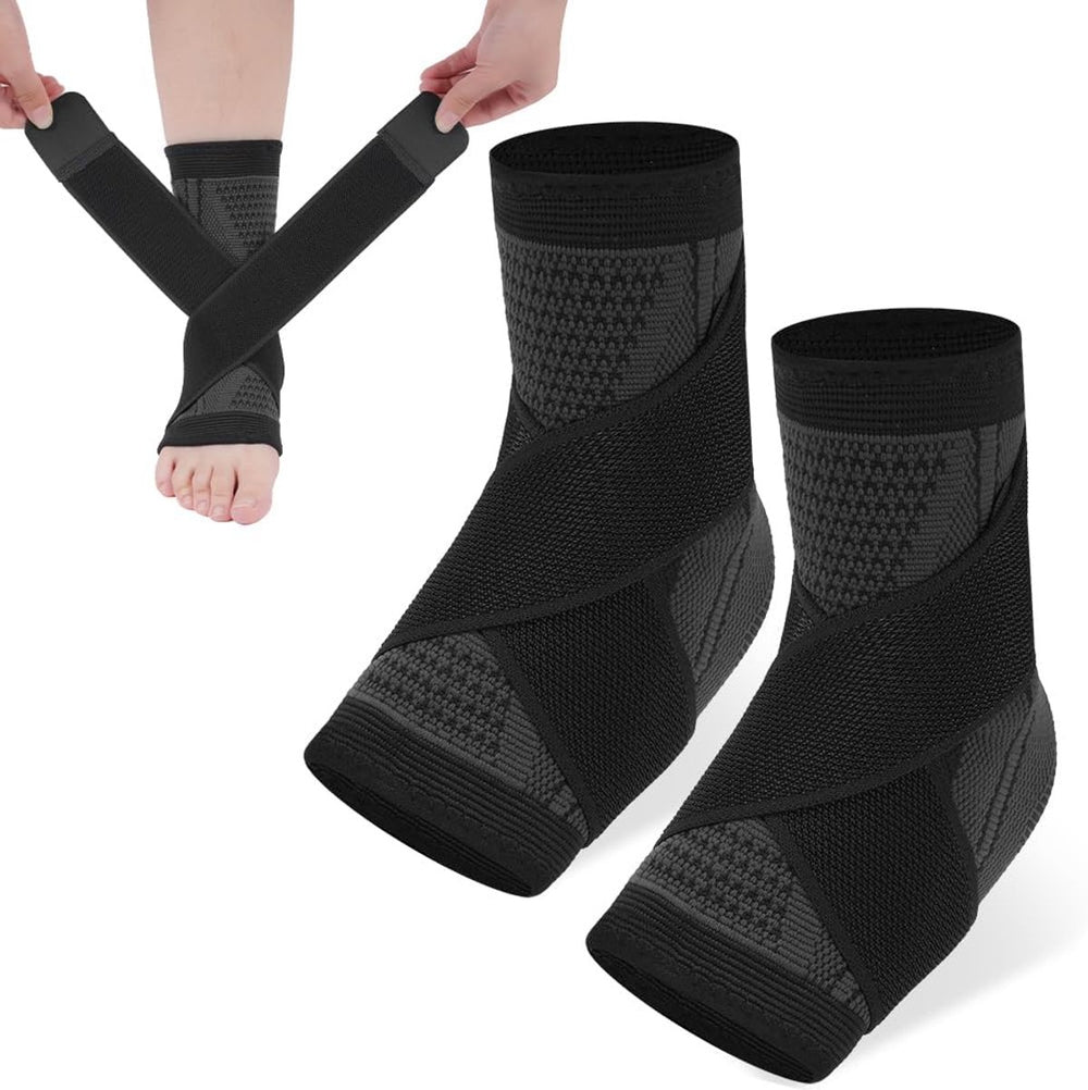 Ankle Brace XL - Adjustable Support for Sprains & Plantar Fasciitis