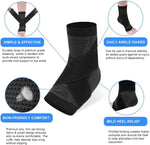 Ankle Brace XL - Adjustable Support for Sprains & Plantar Fasciitis