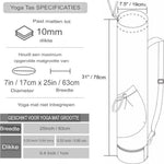 Large Waterproof Yoga Mat Bag with Adjustable Strap