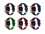 Fitbit Versa 2 Band Replacement Strap 3 Pack Black Silicone