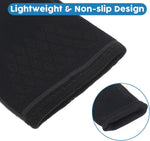 Volleyball Arm Sleeves Compression Training Guards - Black, 2pcs