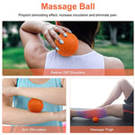 4 in 1 Foam Roller Set with Massage Ball, Yoga Stick, Band