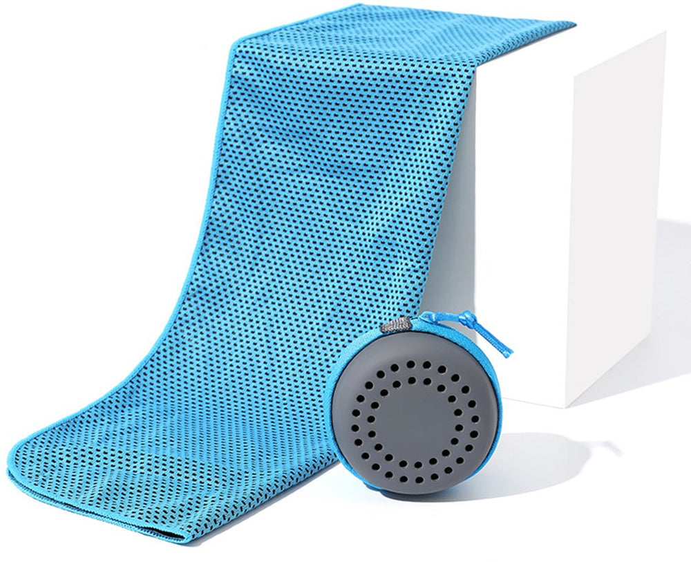 Cooling Towel for Kids - Quick-Drying 30x60 cm - Sky Blue