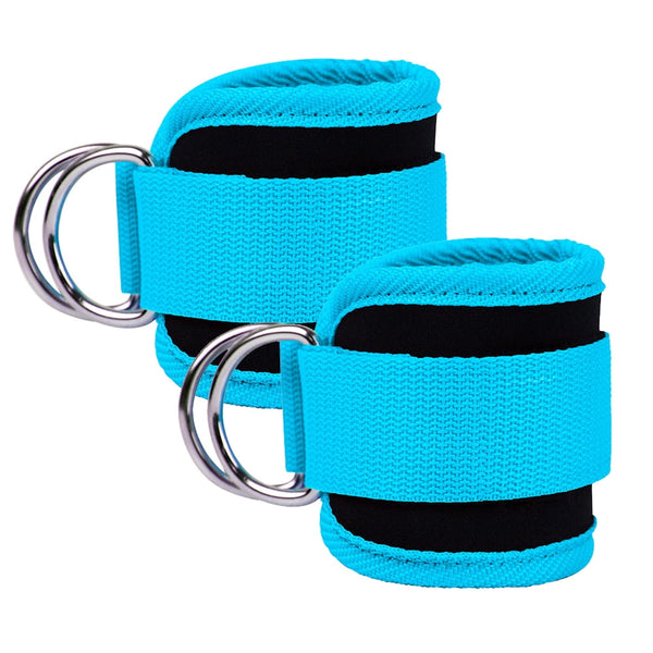 Adjustable Polyester Ankle Straps for Cable Machine Kickbacks