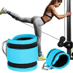 Adjustable Polyester Ankle Straps for Cable Machine Kickbacks