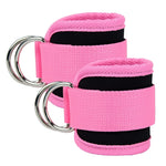 Adjustable Polyester Ankle Straps for Cable Machine Kickbacks