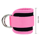 Adjustable Polyester Ankle Straps for Cable Machine Kickbacks