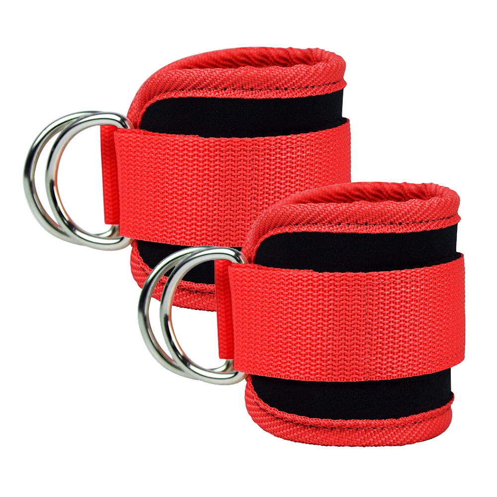 Adjustable Polyester Ankle Straps for Cable Machine Kickbacks
