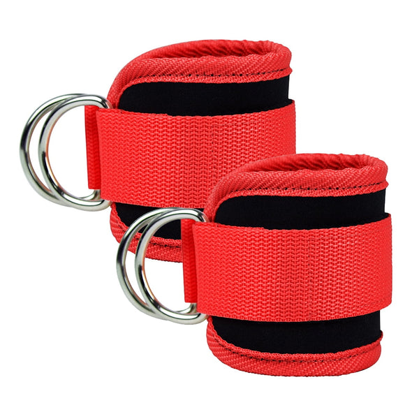 Adjustable Polyester Ankle Straps for Cable Machine Kickbacks