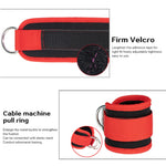 Adjustable Polyester Ankle Straps for Cable Machine Kickbacks