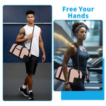 14 Inch Pink Travel Gym Bag with Wet Pocket for Men and Women