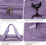 Foldable Gym Bag with Shoe and Wet/Dry Compartments