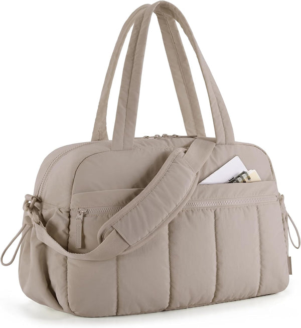 Water Resistant Gym Bag for Women with Wet Pocket, 24L
