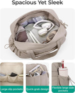Water Resistant Gym Bag for Women with Wet Pocket, 24L