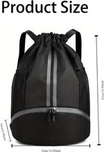 Soccer Bags, Drawstring Backpack Gym Bag with Shoe Compartment and Mesh Pockets for Soccer Basketball Volleyball Football Sports Gym