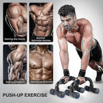Push Up Bars for Chest Muscle Training - Portable Grip Equipment