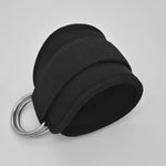 Adjustable Ankle Straps for Cable Machines - Black Neoprene