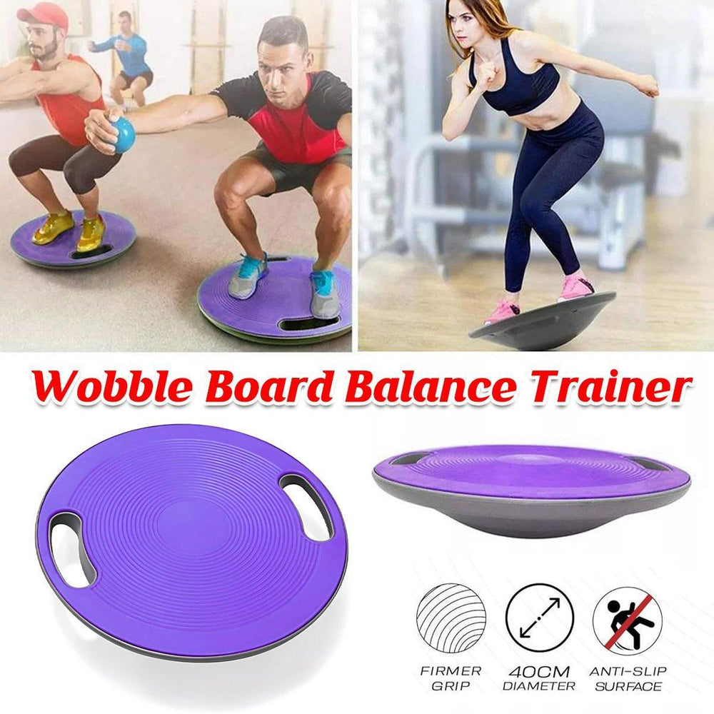 Balance Board for Yoga and Fitness - 40 cm Purple