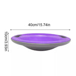 Balance Board for Yoga and Fitness - 40 cm Purple