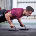 Adidas Push Up Bars with Foam Grip Handles for Gym Training