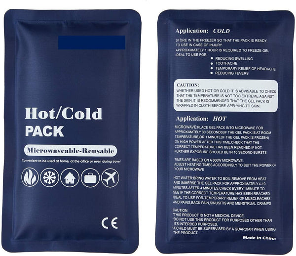 Reusable Hot Cold Pack Gel for Pain Relief and First Aid