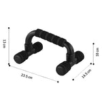 Push Up Bar Handle Set for Home Fitness - Black