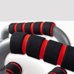 Push Up Bars Red - Non-Slip Grip Fitness Equipment