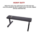 Flat Bench Press for Home Gym - 110kg Capacity